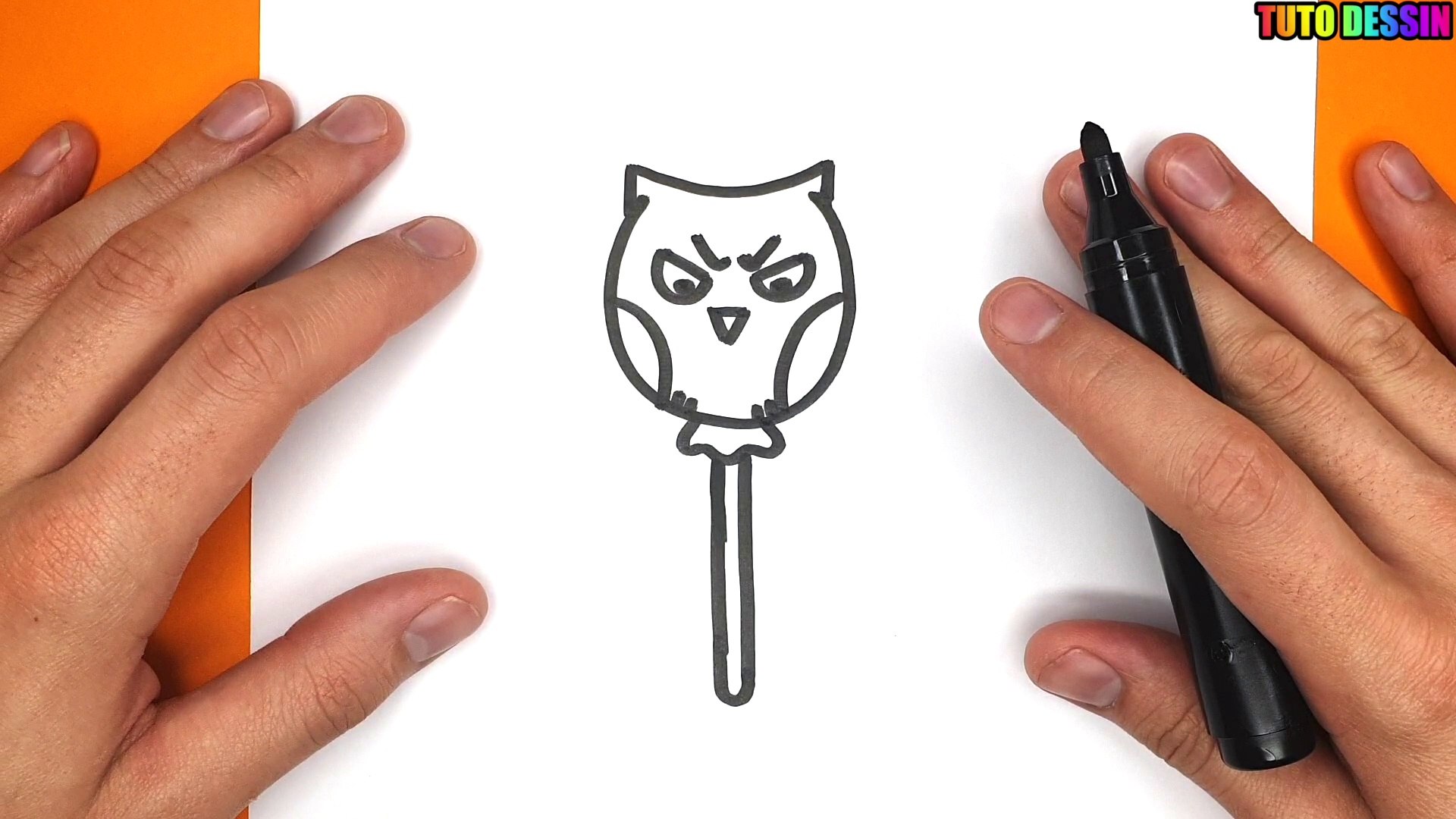Dessin De Chouette Facile à Faire Comment dessiner un sucette chouette pour halloween - Vidéo Dailymotion