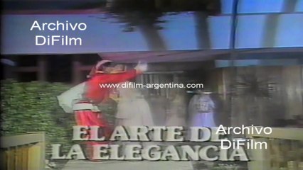 Promo El arte de la elegancia de Jean Cartier (sin sonido) 1983