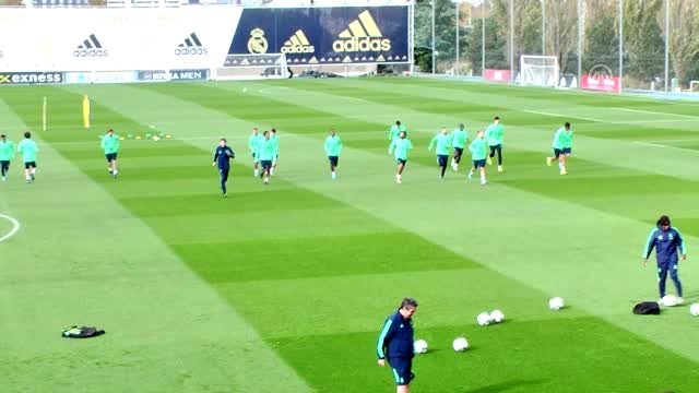 Real Madrid, Galatasaray maçı öncesi son antrenmanını yaptı