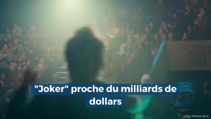 "Joker" approche le milliard de dollars au Box Office mondial