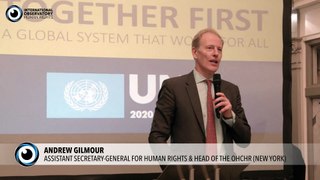 Andrew Gilmour, UN Assistant Secretary-General for Human Rights celebrates UN Day with UN-A in London