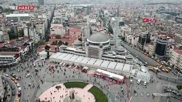Taksim Camii'nin inşasında sona yaklaşılıyor