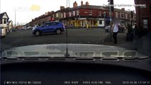 Dashcam Catches Hilarious Footage Of Student Dancing While Waiting To Cross Street!