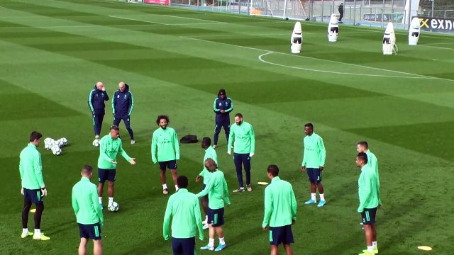 Real Madrid, Galatasaray maçı öncesi son antrenmanını yaptı - MADRİD