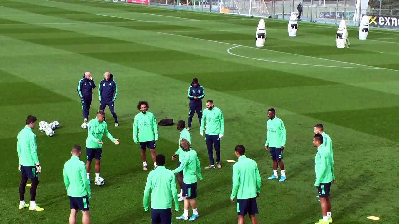 Real Madrid, Galatasaray maçı öncesi son antrenmanını yaptı - MADRİD
