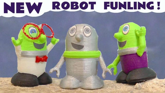 Funny Funlings New Robot Funling with Paw Patrol Transformers Autobots Bumblebee and Marvel Age of Ultron in this Toy Story Full Episode English