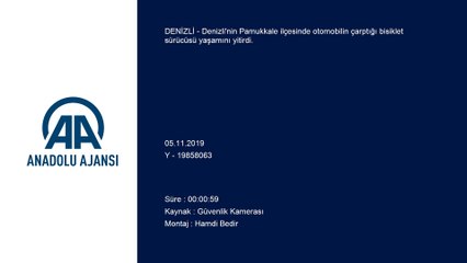 Otomobilin çarptığı bisiklet sürücüsü hayatını kaybetti - DENİZLİ