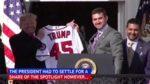 Nationals a big hit with Trump at White House