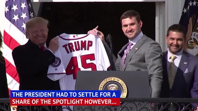 Nationals a big hit with Trump at White House