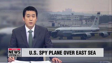 U.S. spy plane flew over East Sea in apparent mission to collect intel regarding N. Korea