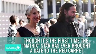 Keanu Reeves Holds Hands With Longtime Friend Alexandra Grant In First Red Carpet PDA