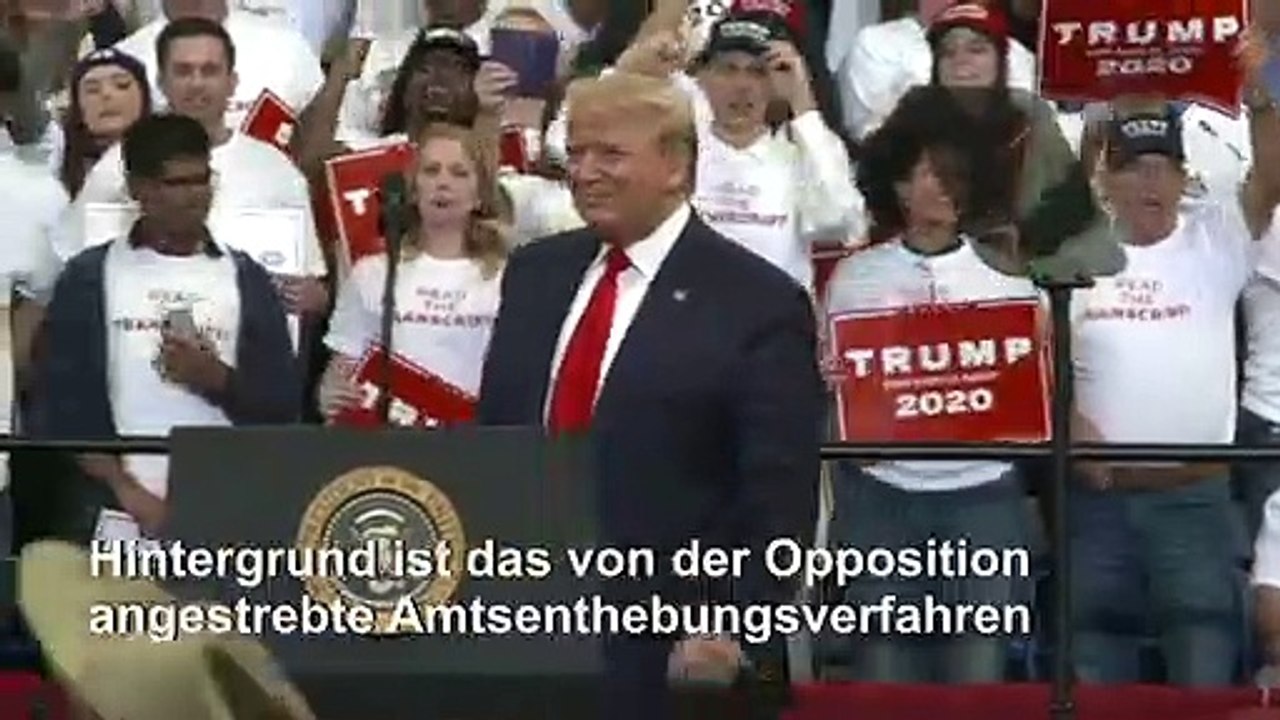 Trump: Amtsenthebungsverfahren ist 'Angriff auf die Nation'