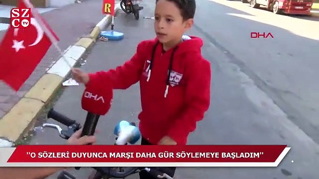 'Koca yürekli' Kadirhan: Birçok marşı ezbere biliyorum