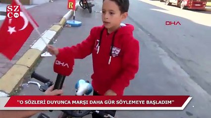 'Koca yürekli' Kadirhan: Birçok marşı ezbere biliyorum