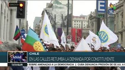Pueblo chileno se mantiene firme en su exigencia de una Constituyente