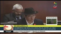 Gob. de Bolivia denuncia ante OEA desestabilización de la oposición
