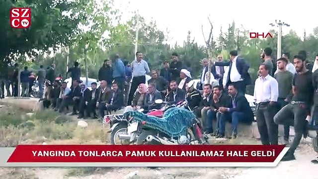 Yangını film izler gibi izlediler