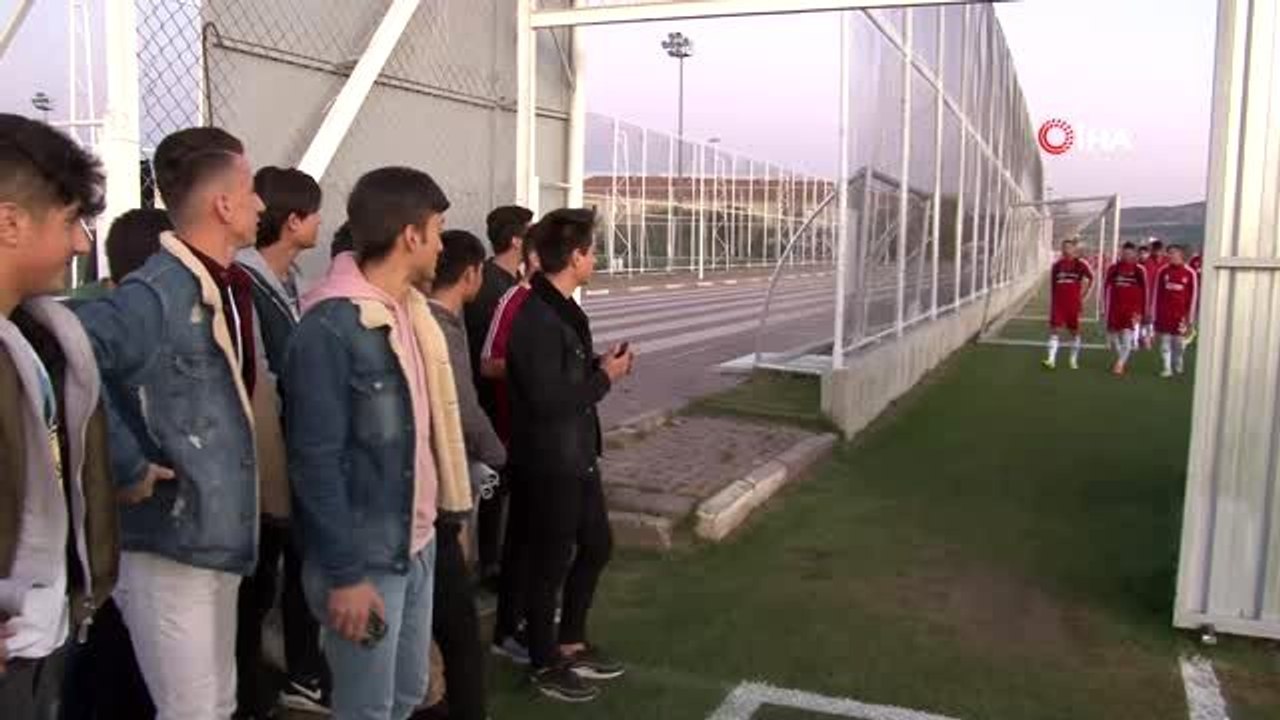 Sivasspor'da neşeli idman