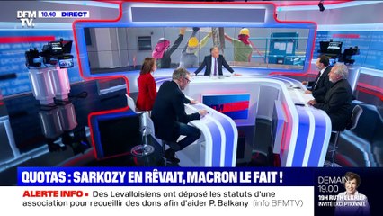 下载视频: Quotas pour l’immigration économique: Nicolas Sarkozy en rêvait, Emmanuel Macron le fait ! - 05/11