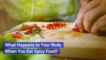 The Reaction To Spicy Food