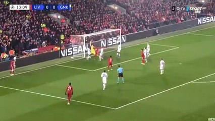 Georginio Wijnaldum Goal Liverpool 1 - 0  Genk - 05.11.2019