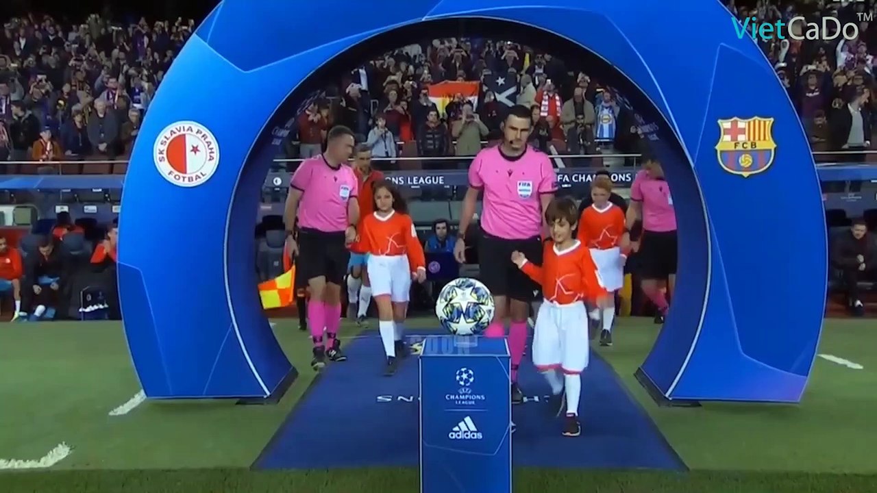 Video Highlight trận đấu Barcelona vs Slavia Praha - 06/11/2019 - Cúp C1