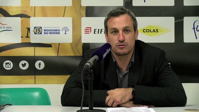 Le coach de Fos Rémi Giuitta après la défaite face à Nancy