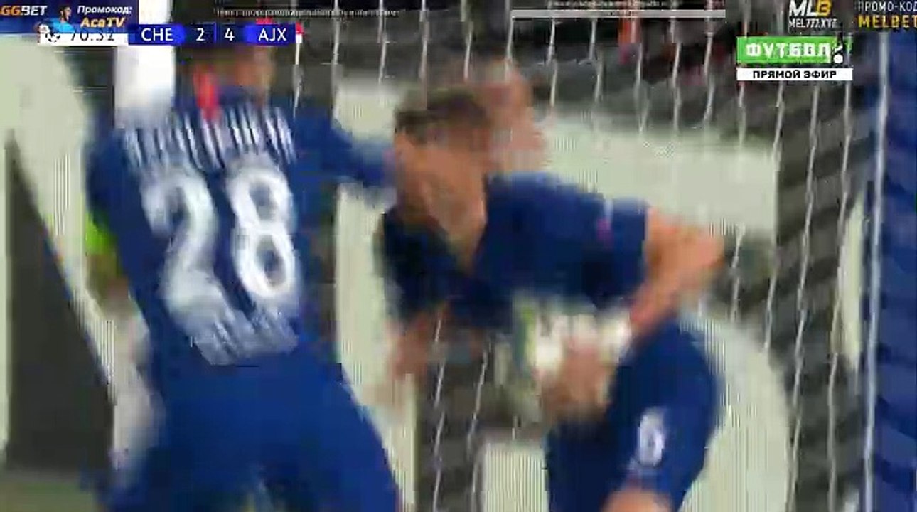 Jorginho (Penalty) Goal HD - Chelsea	3-4	Ajax 05.11.2019