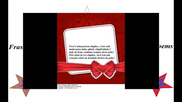 Você é uma pessoa simples, simplicidade é tudo de bom, continue assim! [Frases e Poemas]