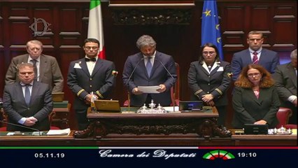 Giuseppe Conte alla Camera sul caso Fiber: "Incarico precedente alla mia premiership" 5.11.19