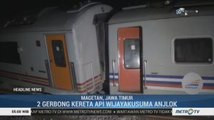 2 Gerbong Kereta Api Wijayakusuma Anjlok di Magetan