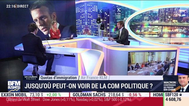 Les coulisses du biz: Quotas d’immigration, jusqu’où peut-on voir de la com politique ? - 05/11