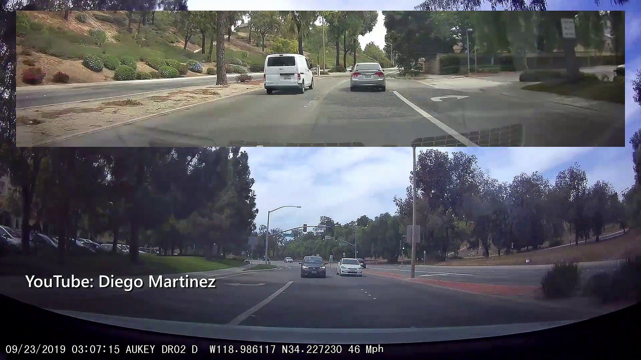 Tailgating Guy Gets Out of Car