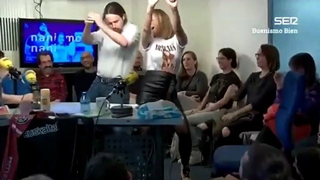 Pablo Iglesias 'perrea' bailando reggaetón