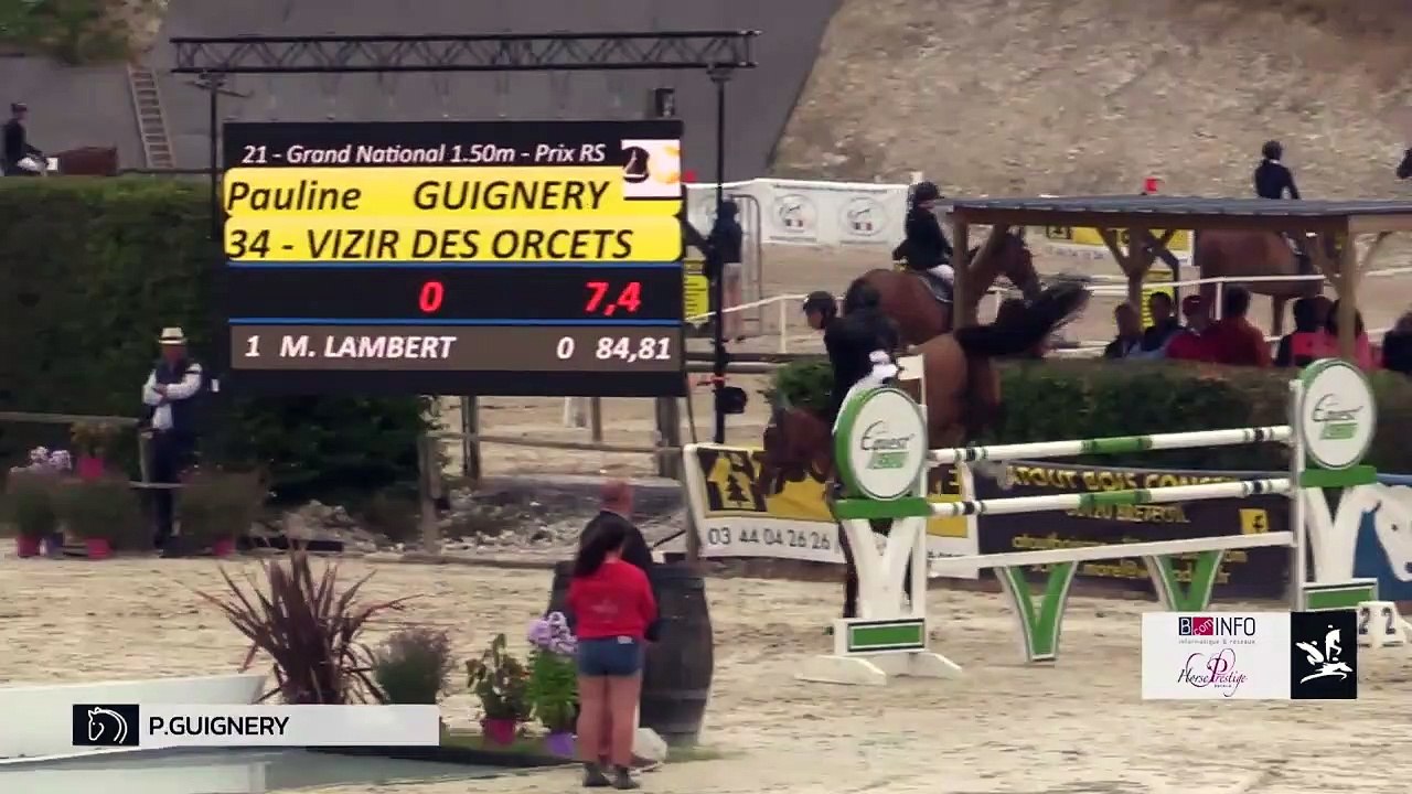 GN2019 | SO_07_Villers | Pro Elite Grand Prix (1,50 m) Grand Nat | Pauline GUIGNERY | VIZIR DES ORCETS