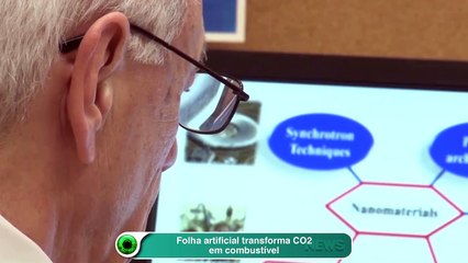 Folha artificial transforma CO2 em combustível
