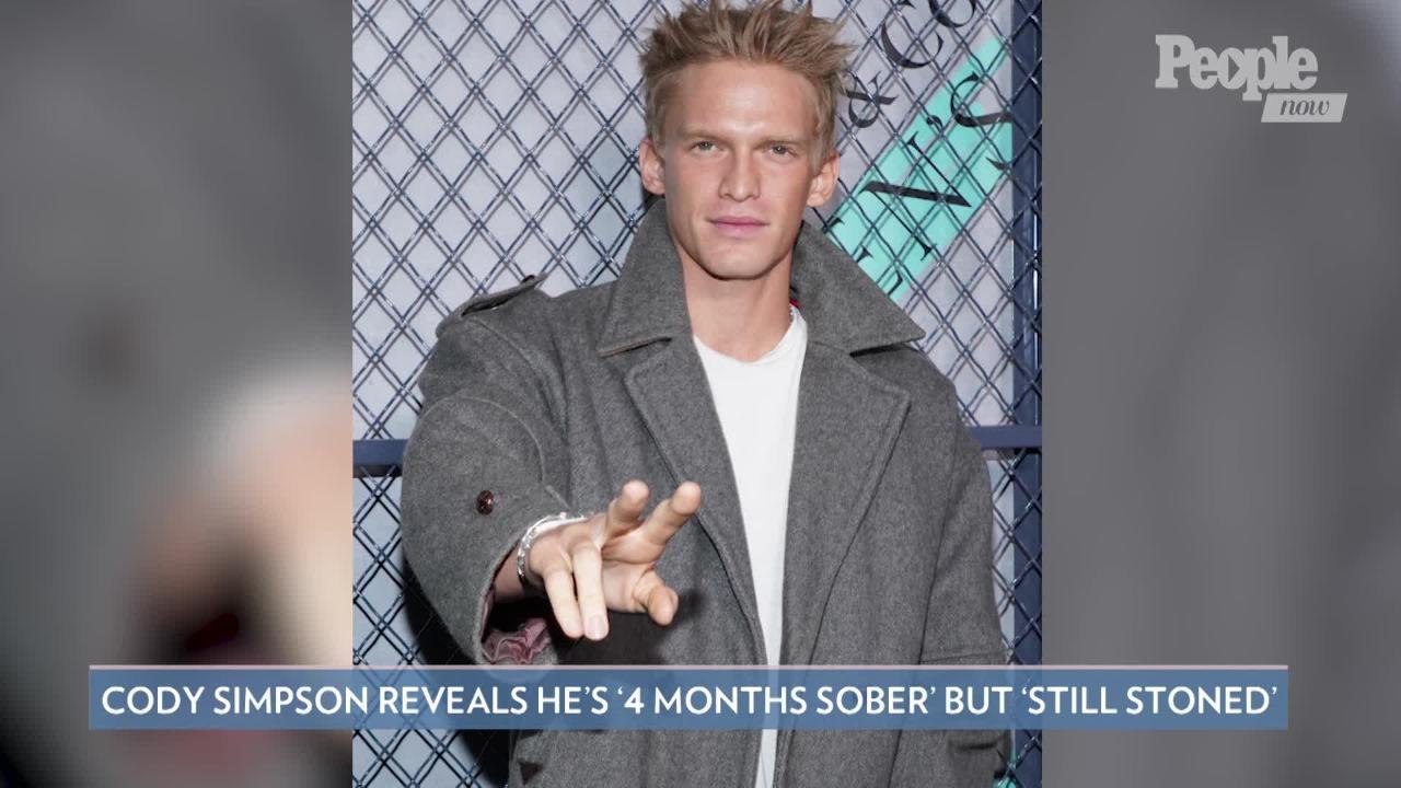 Cody Simpson Says He's '4 Months Sober' But 'Still Stoned' Amid His Romance with Miley Cyrus