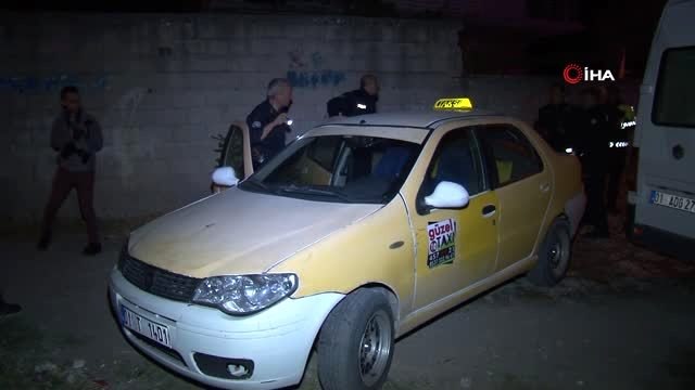 Polisten kaçan taksi sürücüsü aracı terk edip kayıplara karıştı