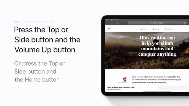 Comment faire des captures d'écran pleine page sur votre iPhone, iPad ou iPod touch - Assistance Apple