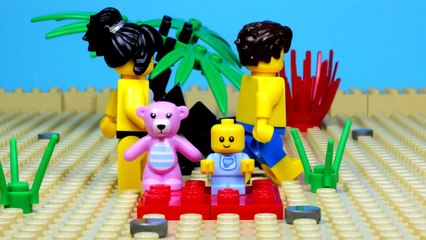 LEGO BABY BLUE SUIT PRANK STOP MOTION CARTOON FOR KIDS