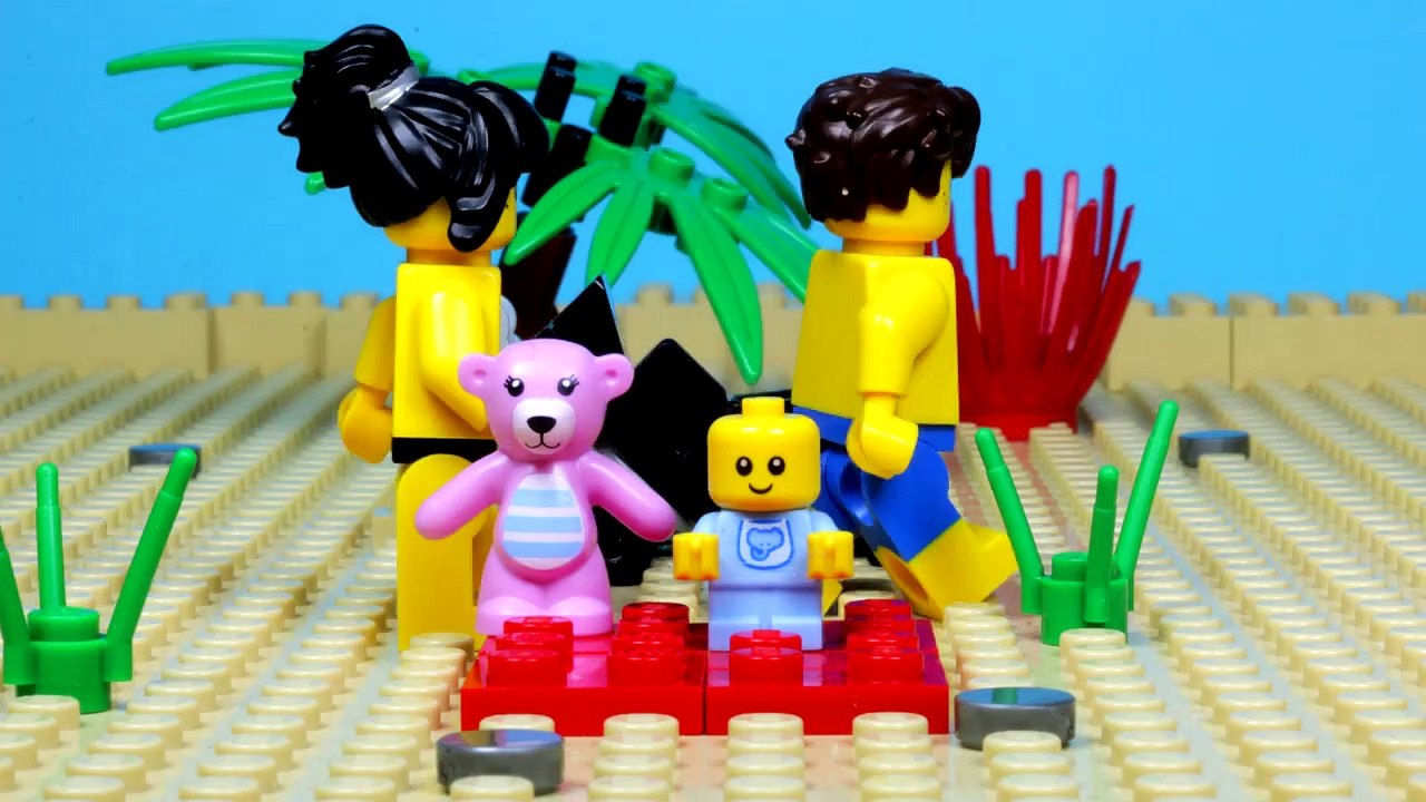 LEGO BABY BLUE SUIT PRANK STOP MOTION CARTOON FOR KIDS