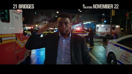 21 Bridges movie - Side - In Theaters November 22, 2019
