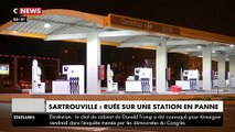 Les images des dizaines d'automobilistes qui profitent d'un bug dans une station service à Sartrouville pour se servir gratuitement