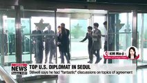 Senior U.S. diplomat in Seoul for talks as GSOMIA termination looms