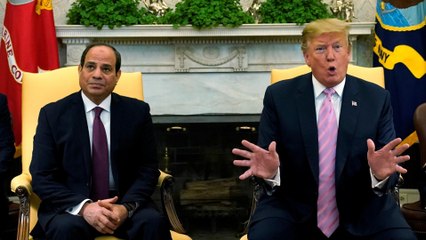 Trump calls Egypt's Sisi, backs talks on disputed dam on Nile