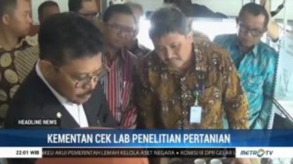Kementan Kunjungi Sejumlah Lab Penelitian Pertanian di Bogor