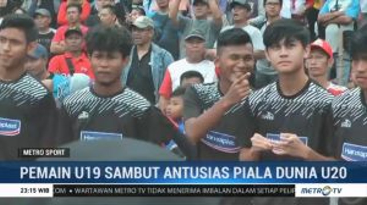 Pemain Timnas U-19 Sambut Antusias Piala Dunia U-20