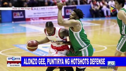 Alonzo Gee, puntirya ng Hotshots defense