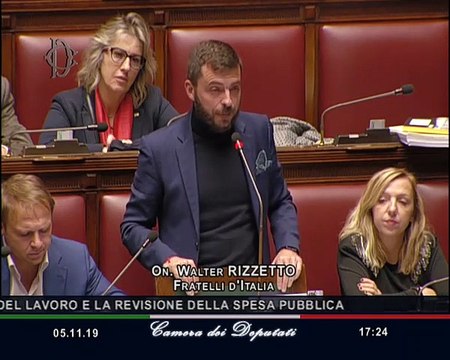 Roma - Rizzetto sulle iniziative per la riduzione del costo del lavoro (06.11.19)