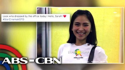 Pagbisita ni Sarah Geronimo sa Star Cinema, usap-usapan ng fans | UKG